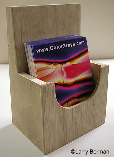 Postcard holder to hang in my booth