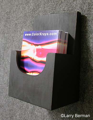 Postcard holder to hang in my booth
